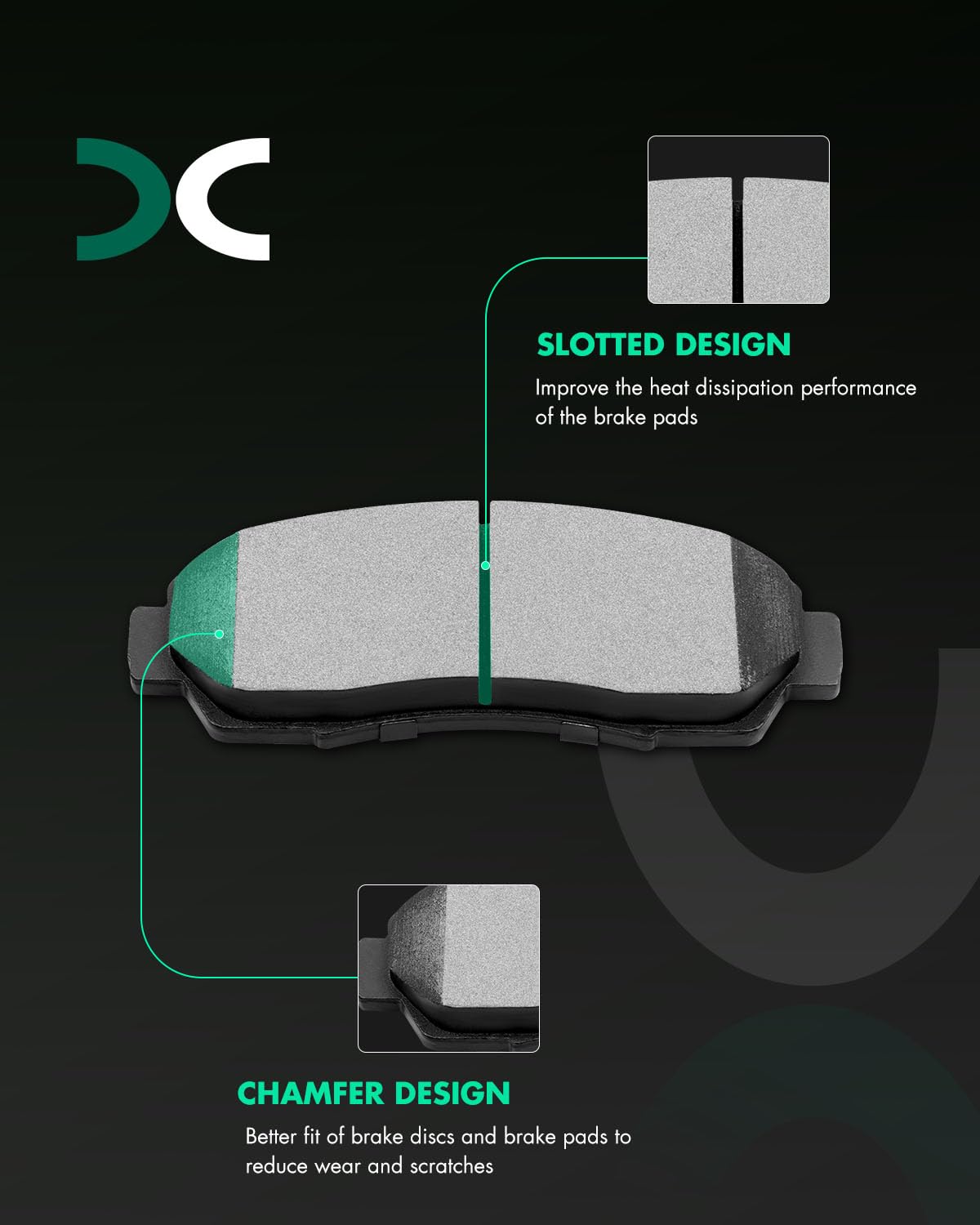 SCITOO ceramic pad close-up showing textured surface and durability