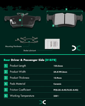 SCITOO pad held against rotor to show fitment and simplified installation