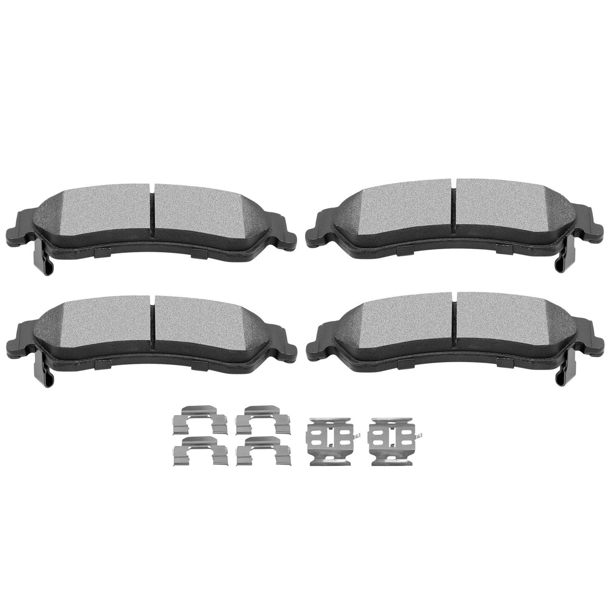 SCITOO rear brake pads front view showing fit and finish for accurate replacement