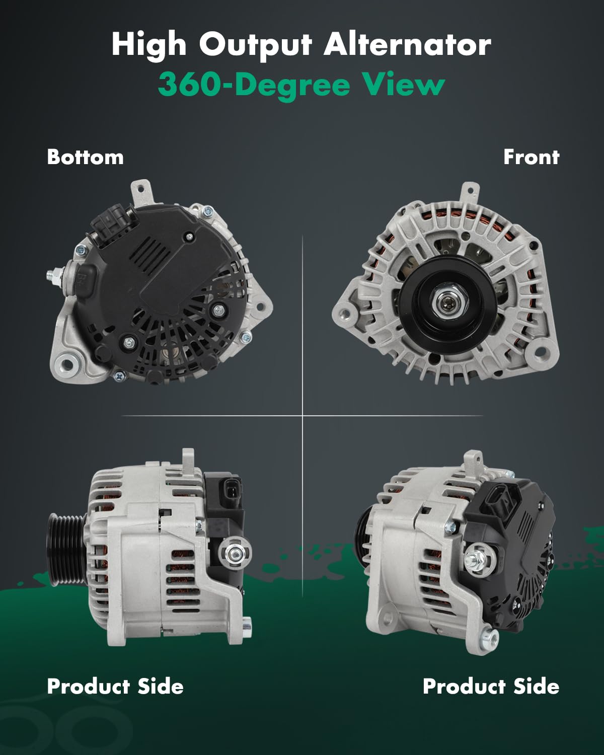 SCITOO regulator label and OEM stamp showing reference numbers for correct fitment