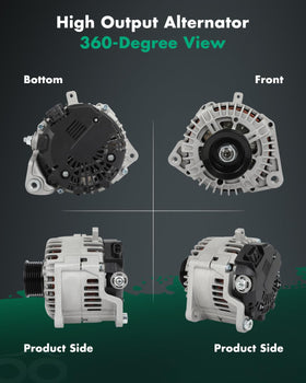 SCITOO regulator label and OEM stamp showing reference numbers for correct fitment