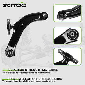 SCITOO right lower control arm ball joint detail demonstrating durable joint for improved steering