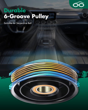 SCITOO side profile showing six pulley grooves for belt compatibility benefit