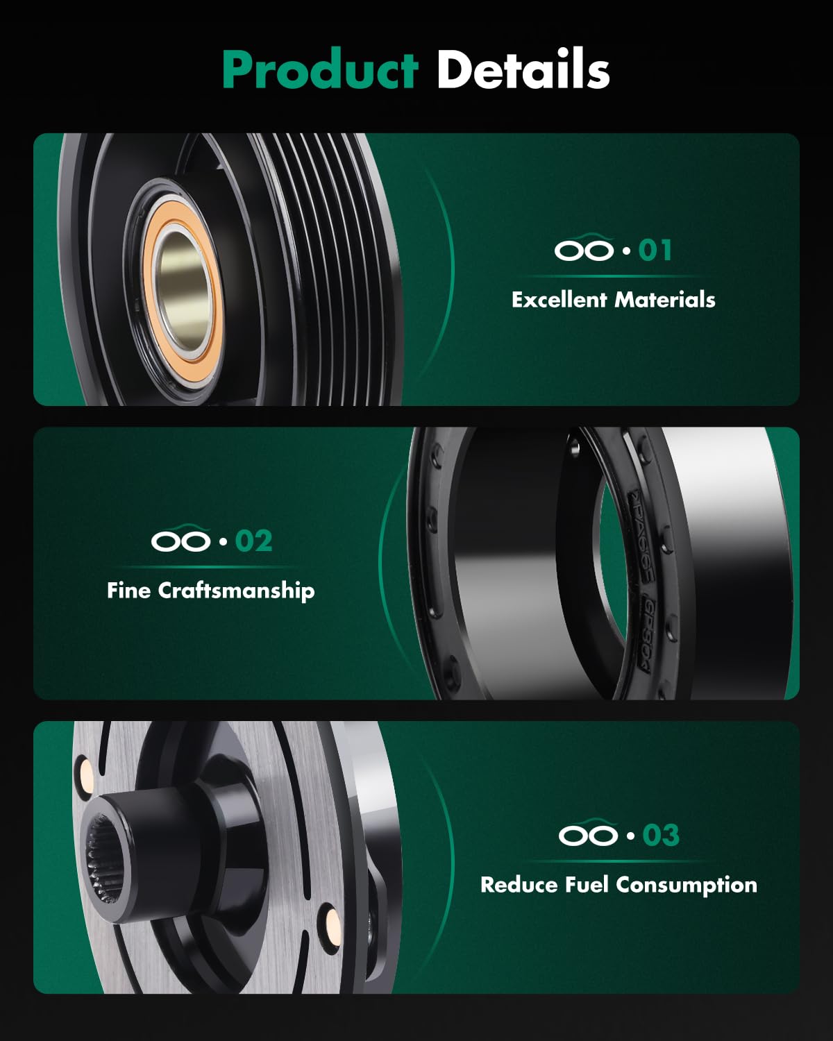 SCITOO stamped specifications and markings for correct-match verification benefit