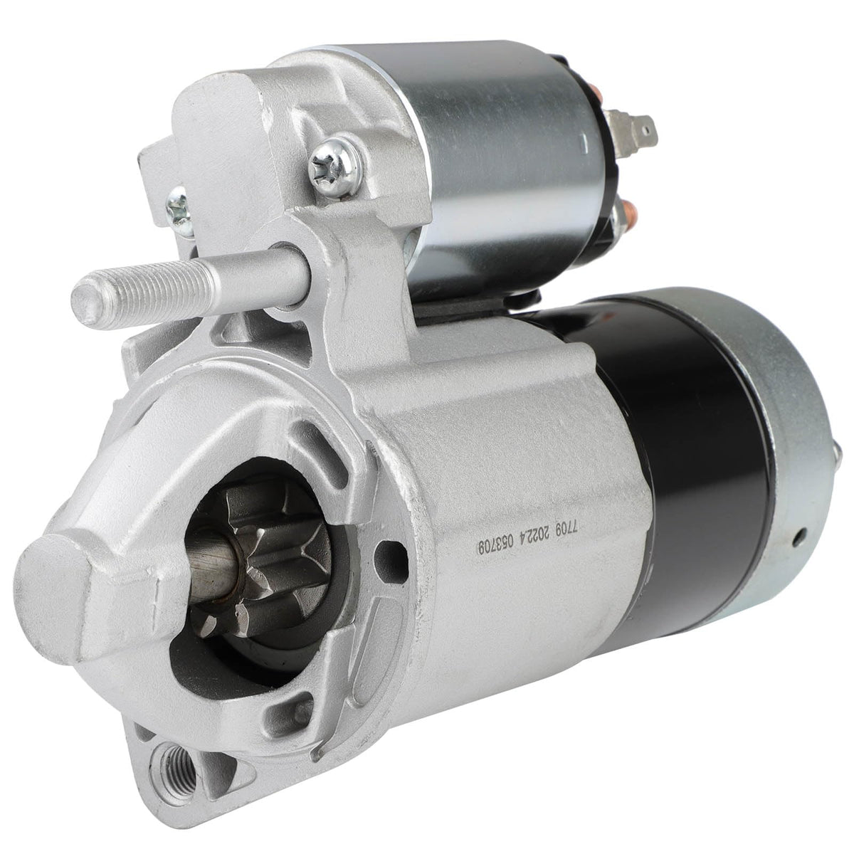 SCITOO starter front view showing complete unit and fitment benefit