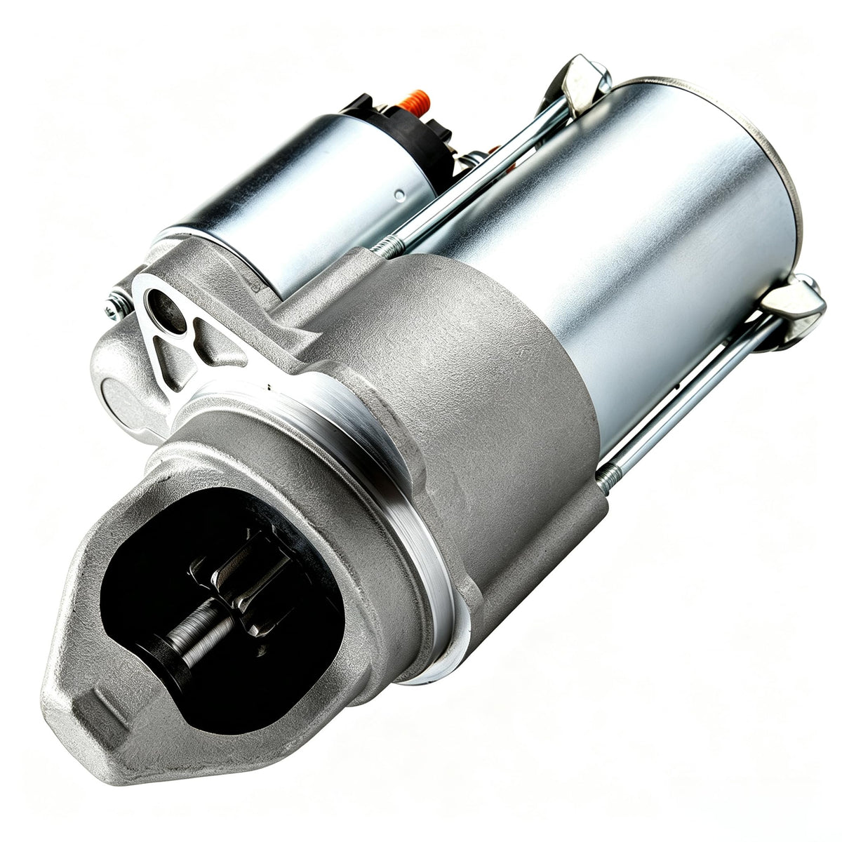 SCITOO starter front view showing housing and mounting points for easy fitment