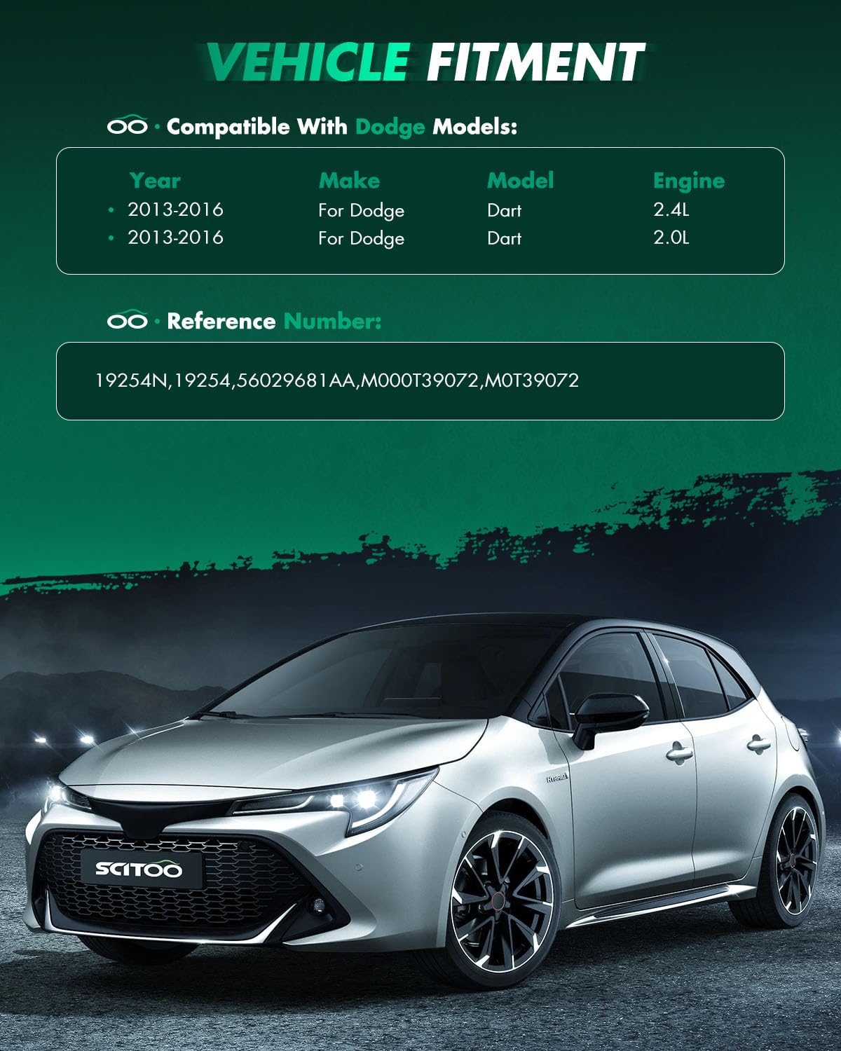 SCITOO starter installed in engine bay demonstrating straightforward vehicle fitment
