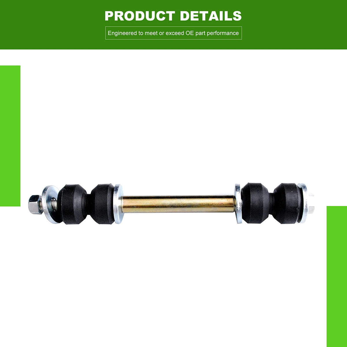 SCITOO sway bar end link detail showing robust hardware for improved roll control