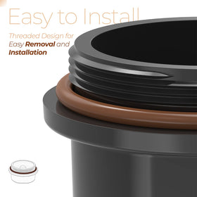 Sconva installed on Dexter Vortex hub sealing grease and keeping out debris