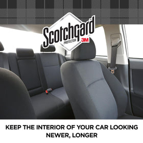 Scotchgard applied to boat cushion fabric for outdoor durability