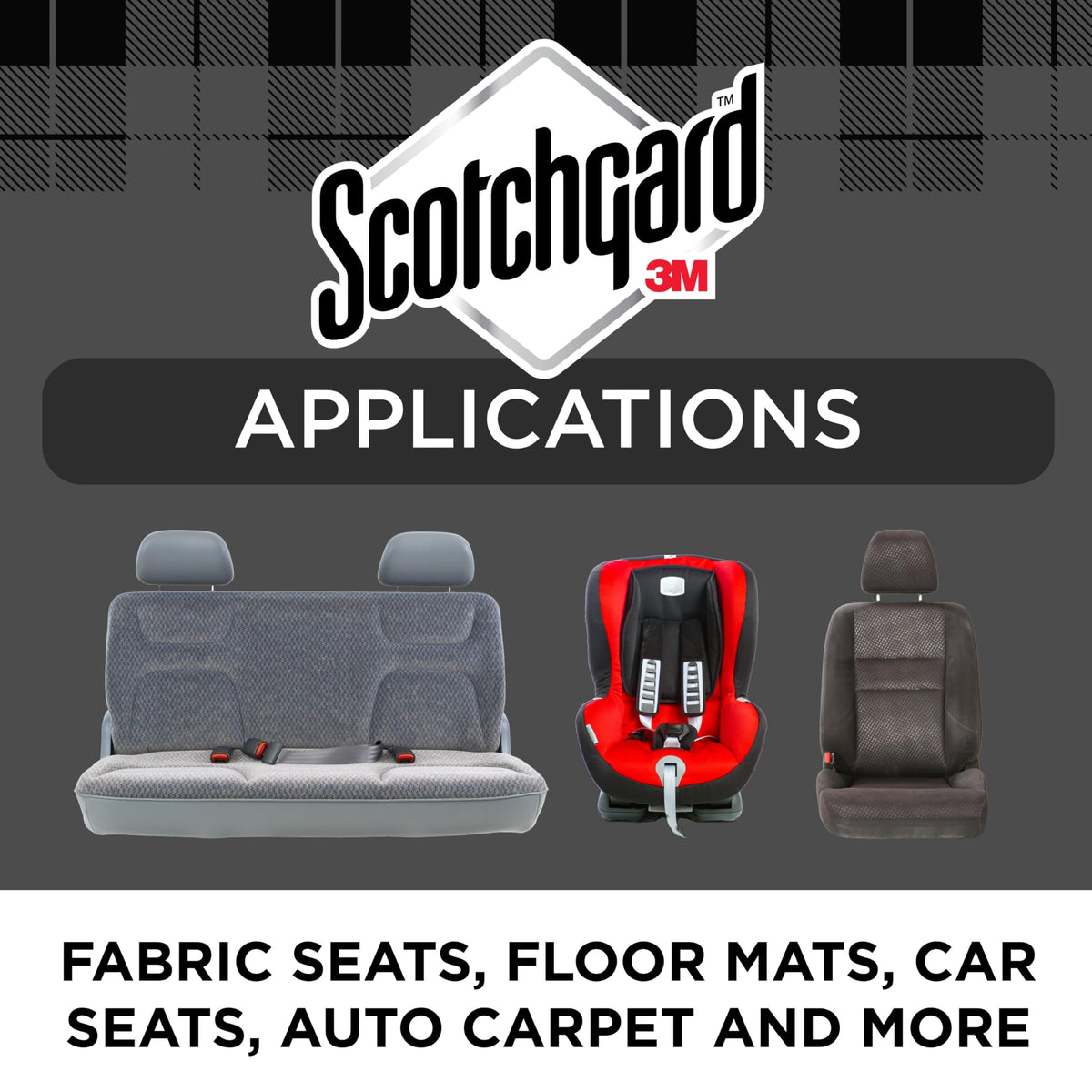 Scotchgard before and after floor mat coverage reducing stains