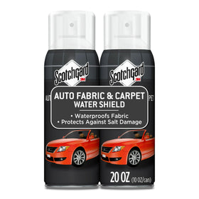Scotchgard spray action closeup demonstrating easy application and coverage
