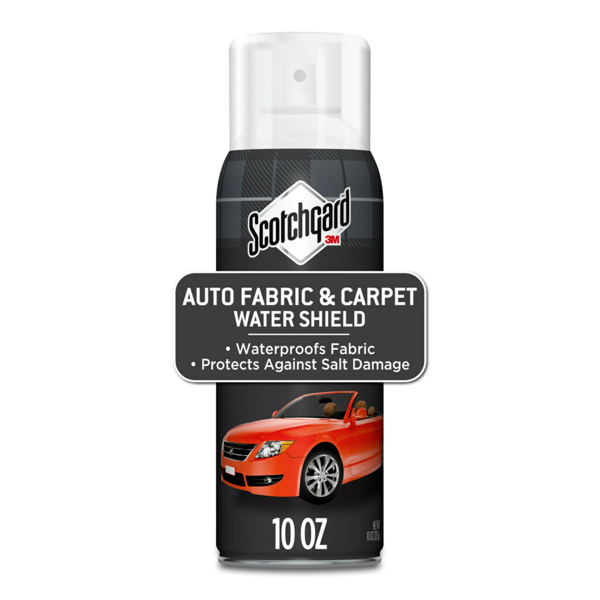 Scotchgard close-up of aerosol nozzle for precise fabric application
