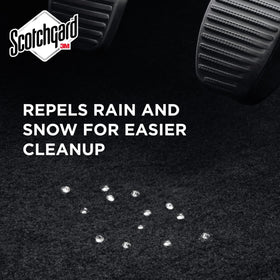 Scotchgard spraying fabric seat to repel water and ease cleanup
