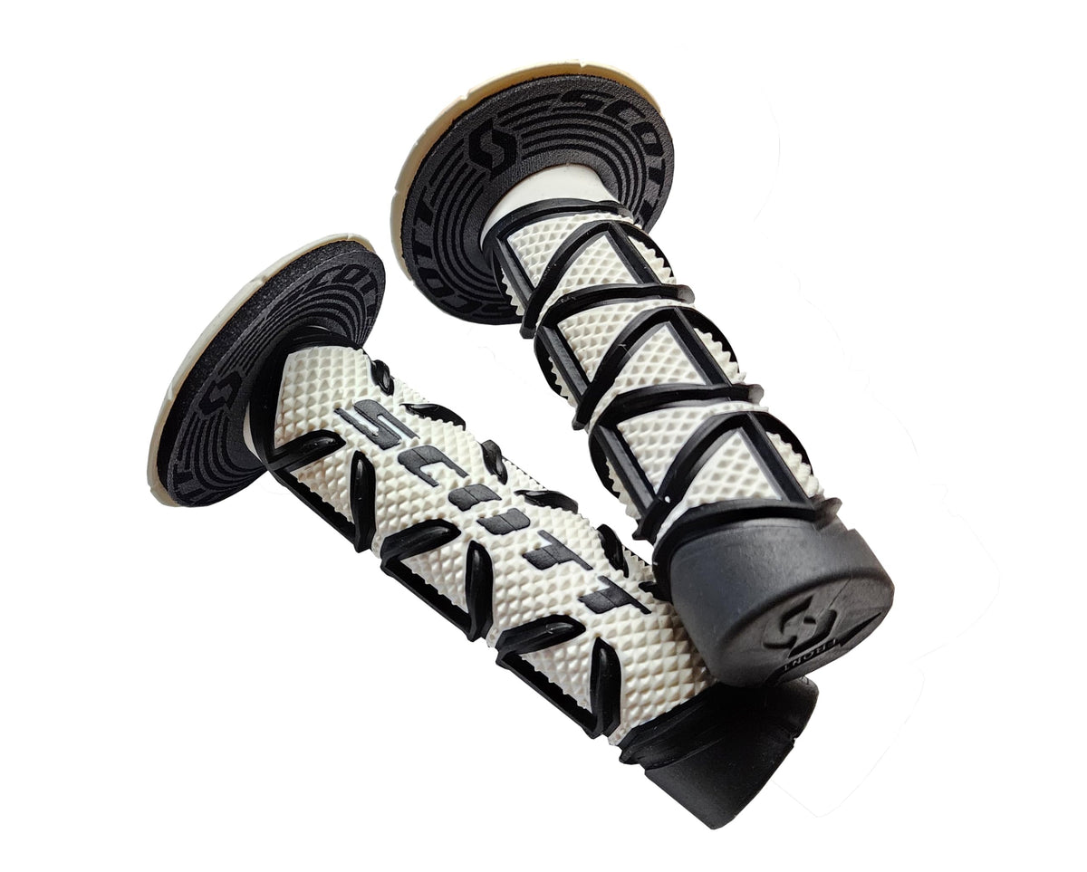 SCOTT Diamond grip close-up texture reduces vibration and arm fatigue