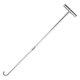 scottchen PRO front view of 5th wheel pin puller showing full length and hook for efficient uncoupling