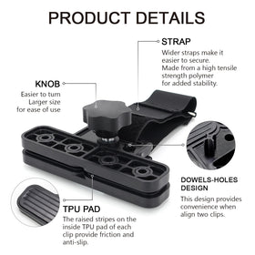 scottchen PRO dowel alignment detail for quick paired positioning
