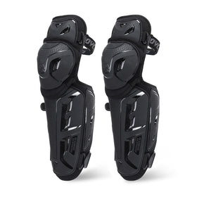 Scoyco front view knee pads showing full coverage and secure fit