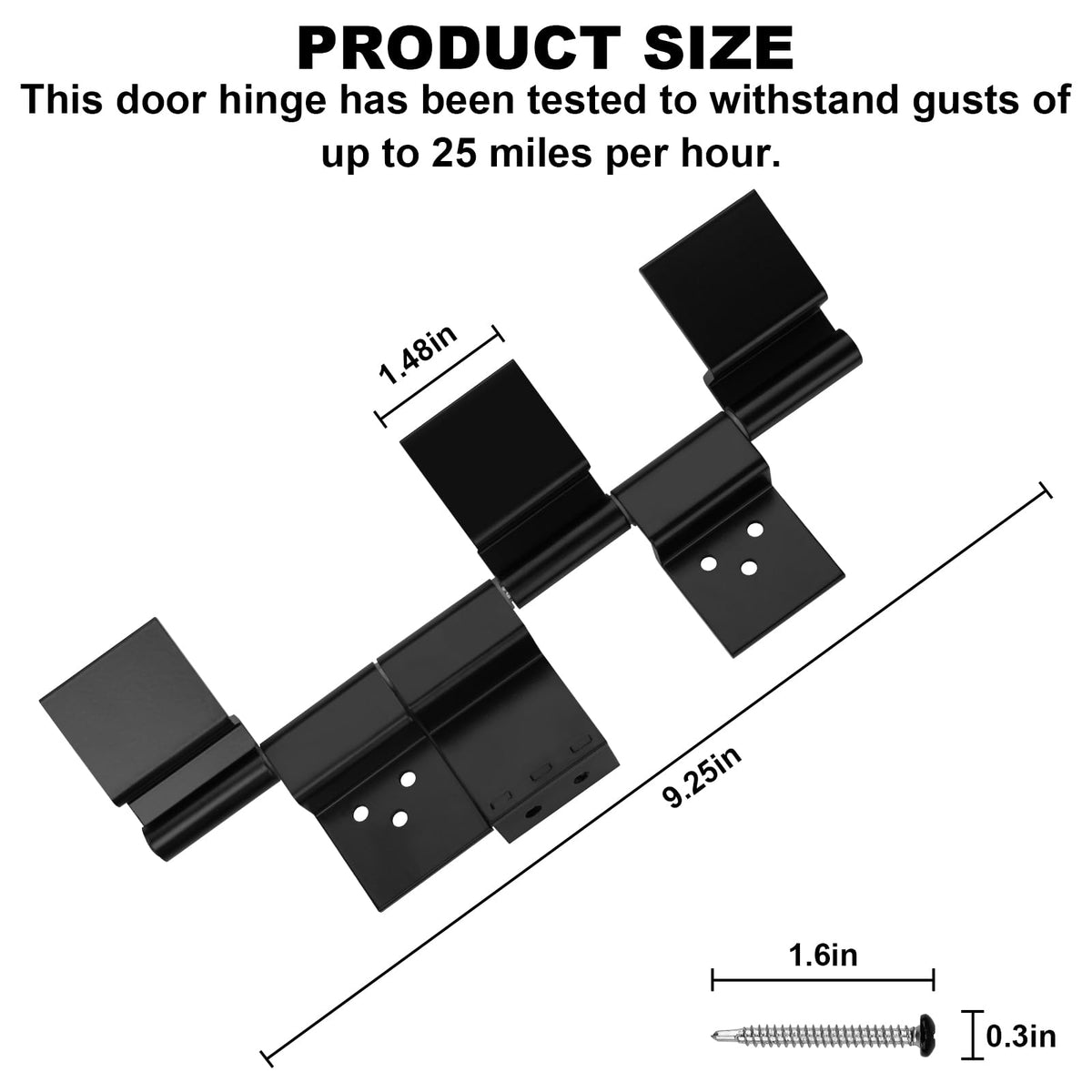 Screw Man close-up of hinge joint highlighting durable wear-resistant construction