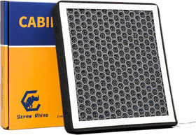 SCREW RHINO CF12935 front packaging showing compatible Jeep models and benefit of cleaner air