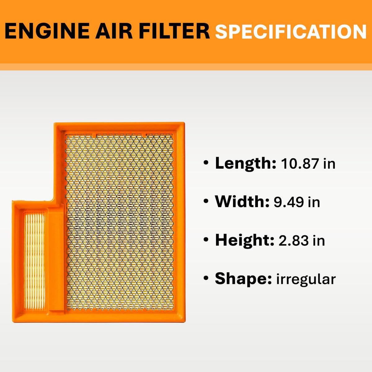 SCREW RHINO filters beside ruler showing compact, accurate fitment