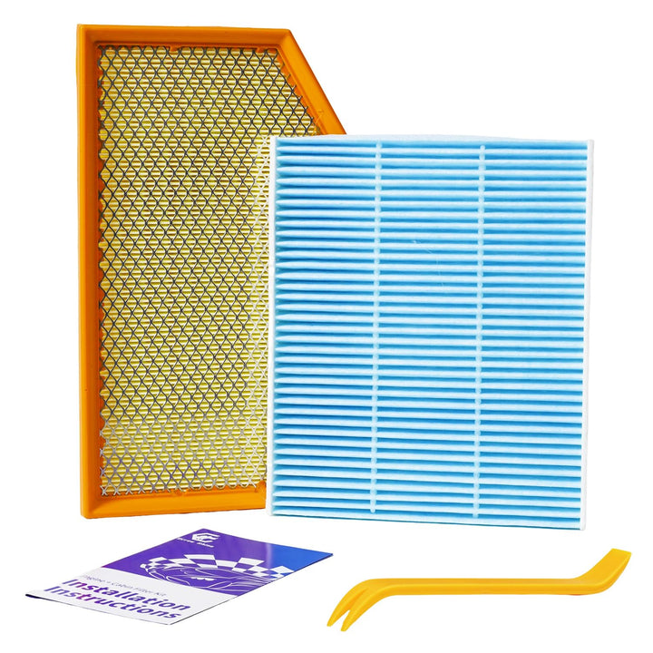 SCREW RHINO front packaging showing engine and cabin filter benefits