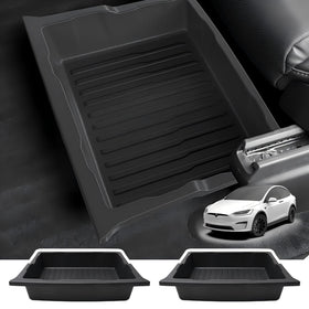 SCREW RHINO front view under-seat organizer showing neat fit and increased storage