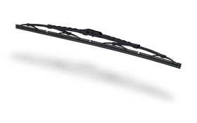 Scrubblade SB2400 beside ruler showing 24-inch length and accurate fit for vehicles