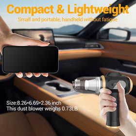 Scstartx cleaning car cup holder and seat crevice for faster interior tidying