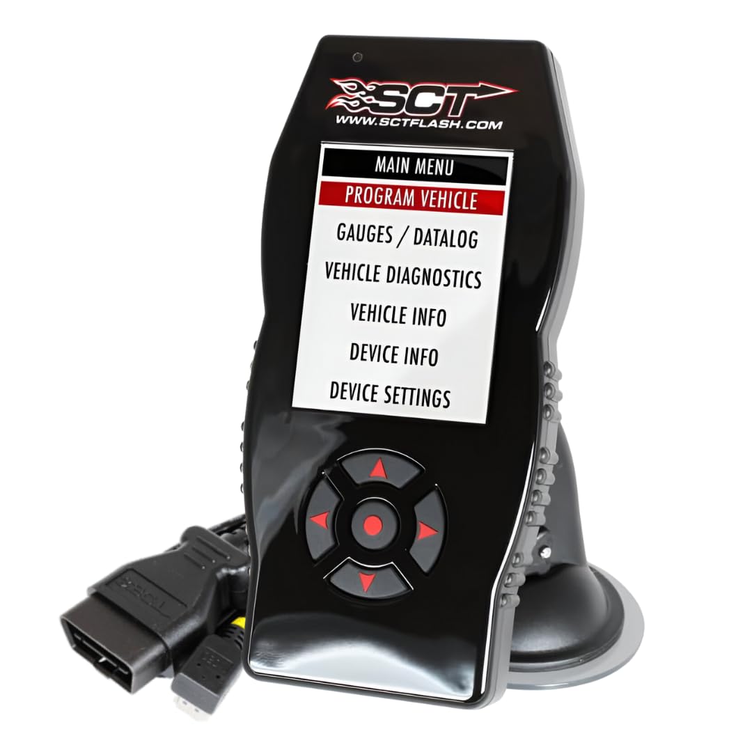 SCT X4 front view showing compact tuner and easy handling benefit