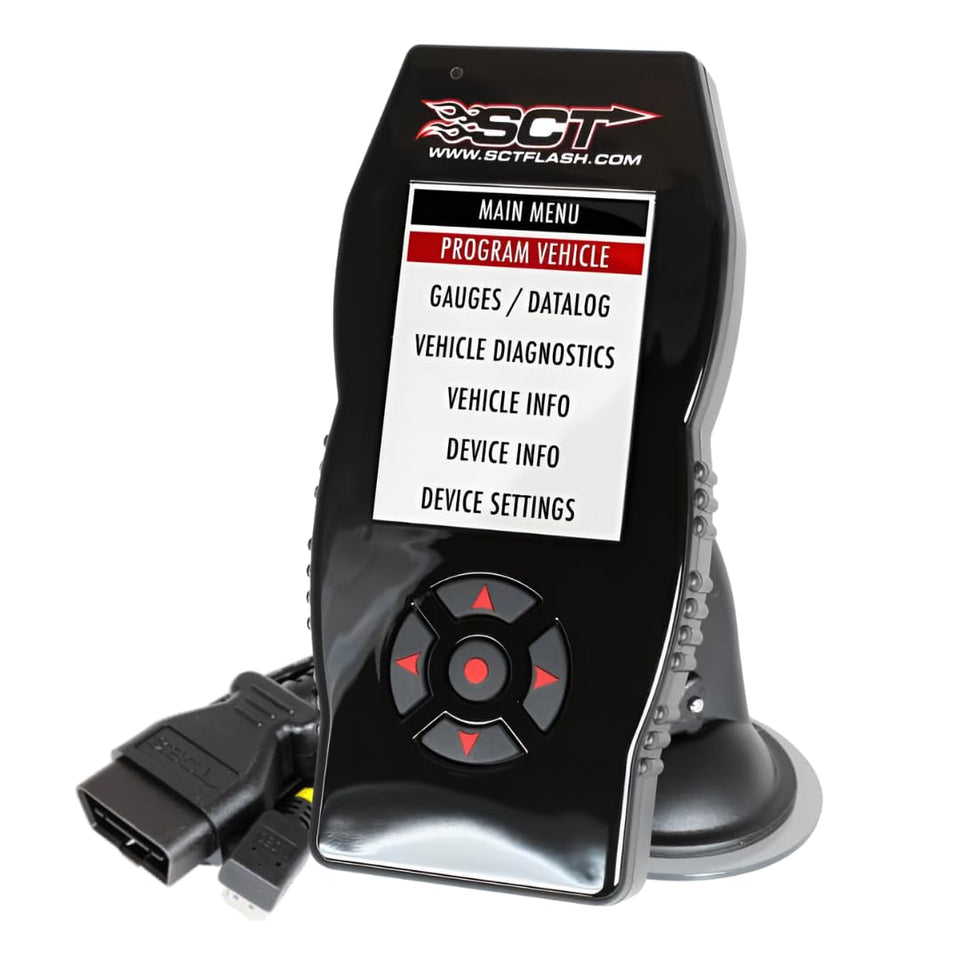 SCT X4 front view showing compact tuner and easy handling benefit