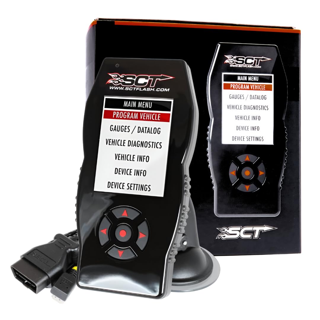 SCT X4 in garage during installation showing user-friendly setup benefit