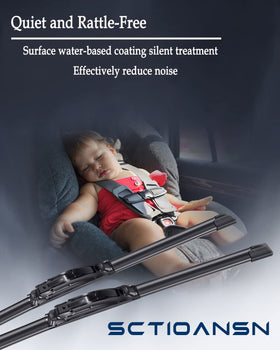 sctioansn rear wiper on back window for complete visibility restoration benefit