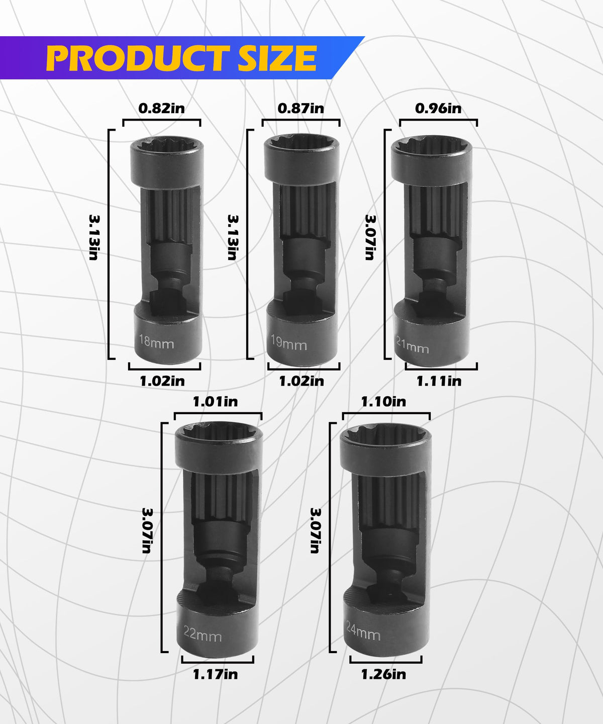 SCUARI sockets arranged on a workbench showing portability and shop-ready convenience benefit