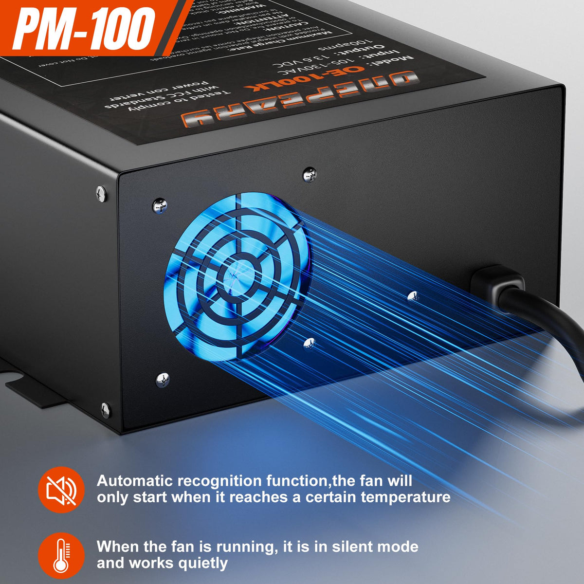 sdanbom PM4 internal fan and heat sink detail for efficient heat dissipation
