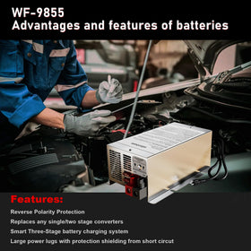 sdanbom WF-9855 mounted inside an RV cabinet showing real-world fit and convenience benefit
