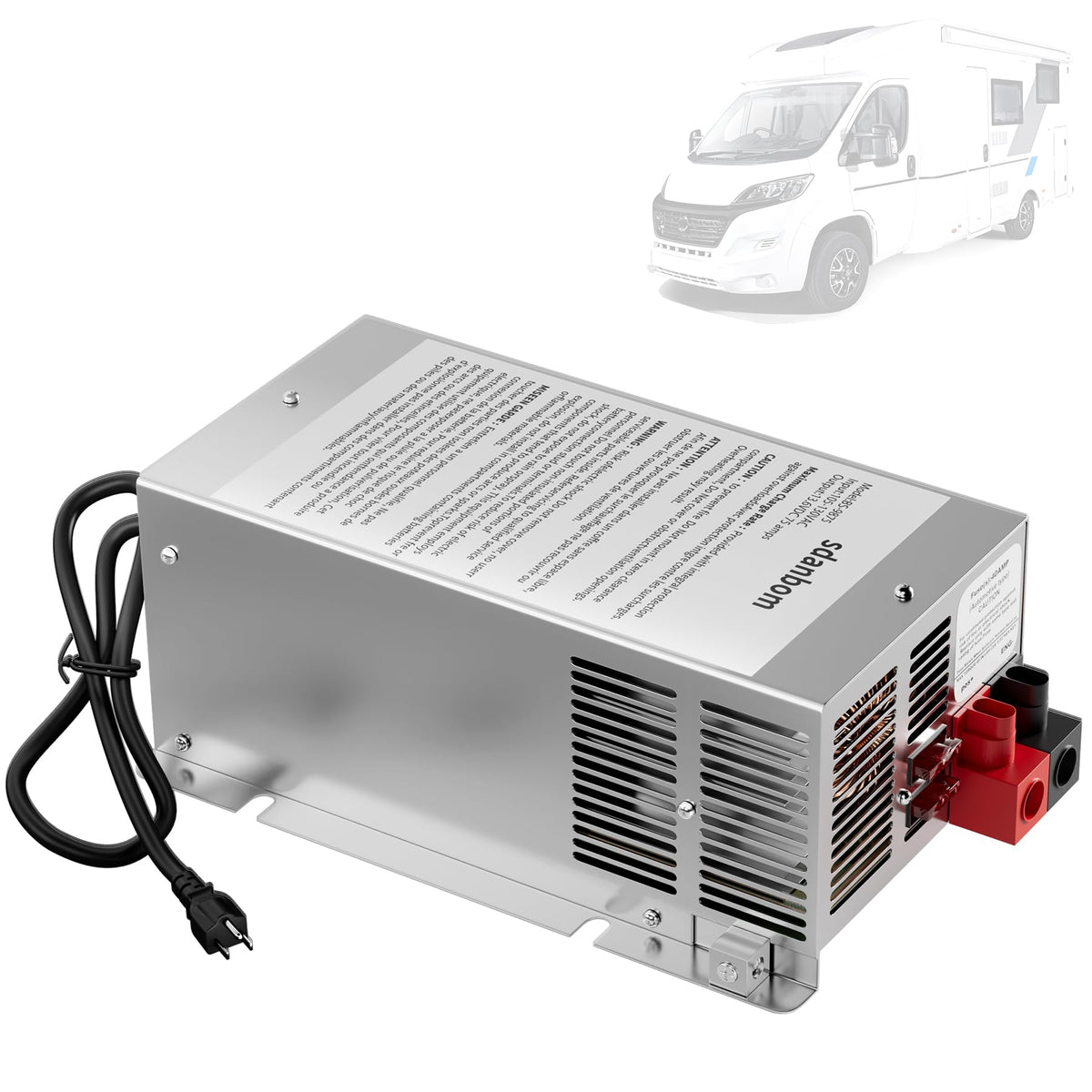 sdanbom WF-9875 front panel showing controls and mounting points for easy replacement
