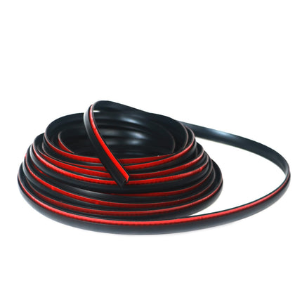 sdano fender flare seal front packaging showing 18ft roll and black trim for protection