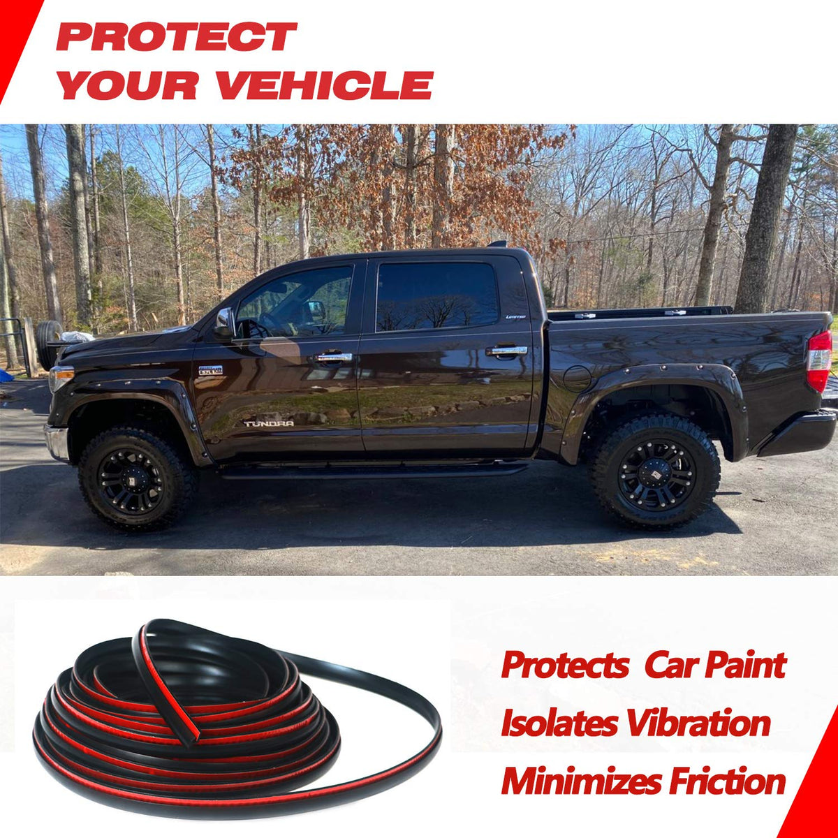 sdano fitted on truck in driveway for finished appearance and protection