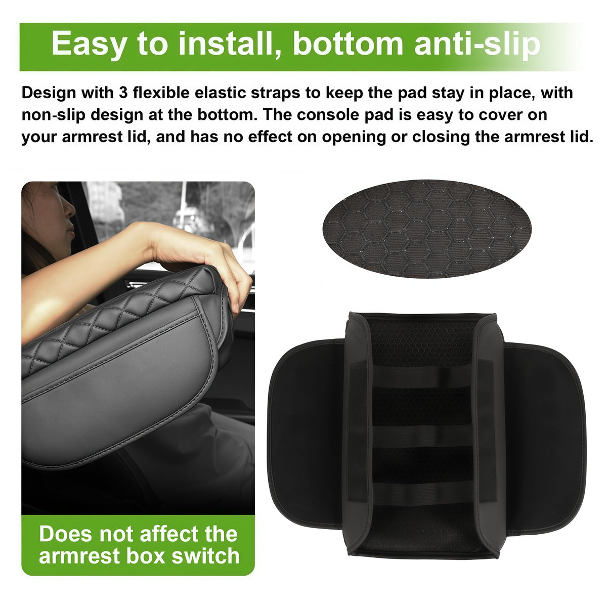 SDPVorn underside view showing elastic straps and non-slip base