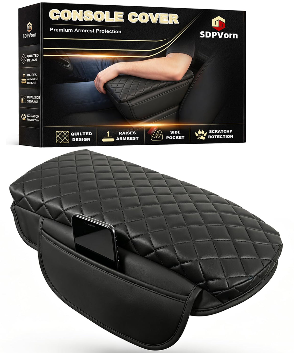 SDPVorn front view on Bronco Sport console shows tailored fit and upgraded look