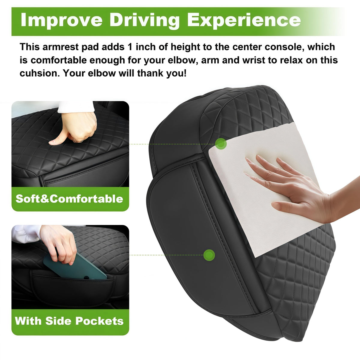 SDPVorn installed on Pathfinder console showing improved comfort for driver