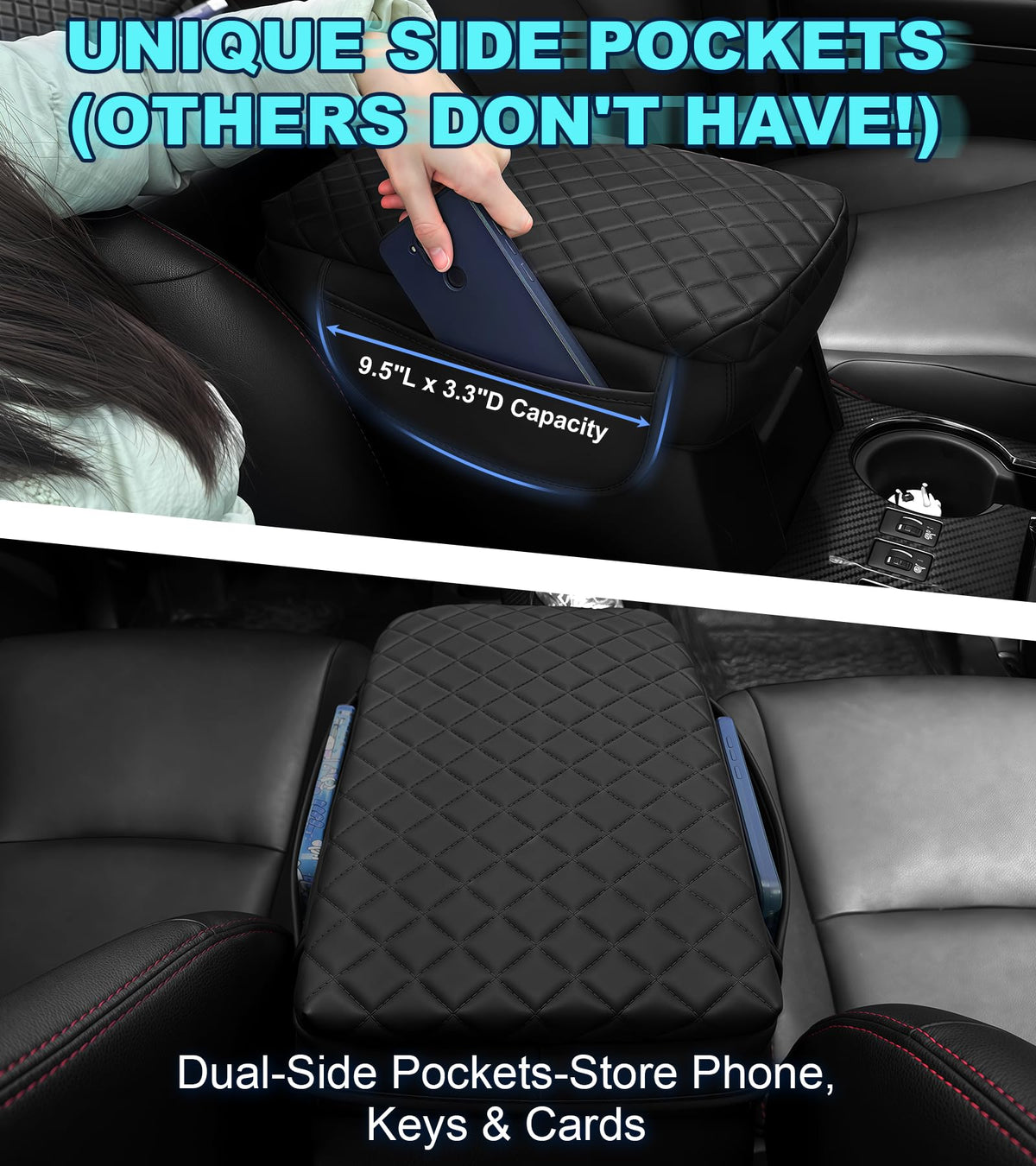 SDPVorn pocket detail holding a phone and sunglasses for convenient storage