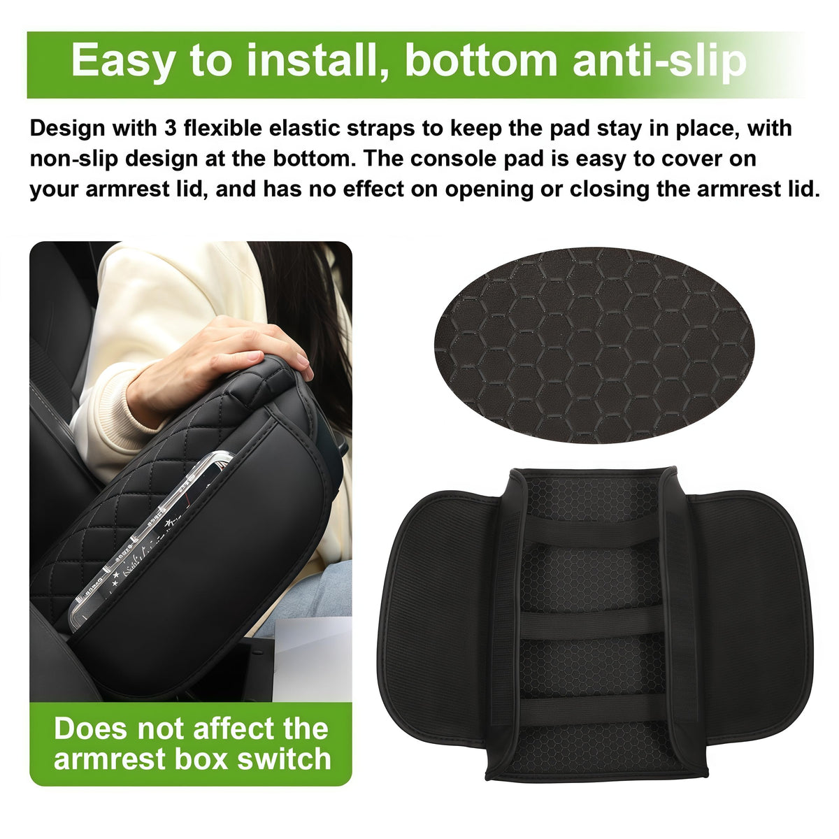 SDPVorn underside view with elastic straps, secure non-slip fixation
