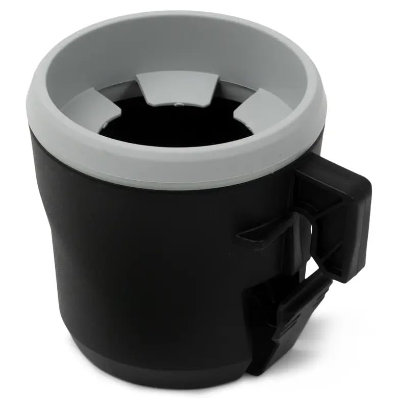 Sea-Doo cup holder installed on LinQ cooler showing stable access