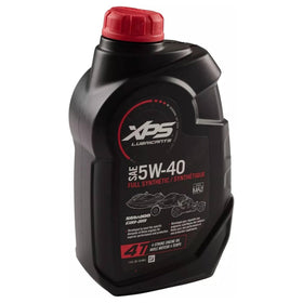 Sea-Doo oil bottle near a personal watercraft being serviced to show real-world protection