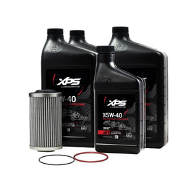 Sea-Doo oil change kit front packaging showing full kit and convenience