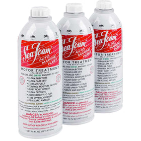 Sea Foam front label showing 16 oz bottle and benefits