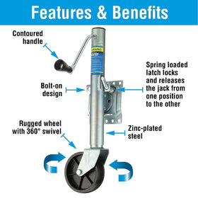 Seachoice close-up of spring-loaded plunger-pin latch ensuring secure locking