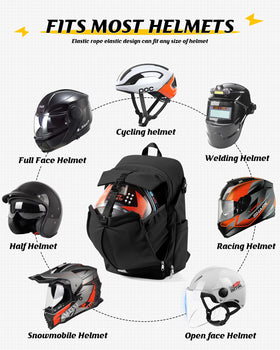 SEAFEW open main compartment showing wide access for quick helmet placement
